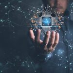 Intelligence artificielle optimisant la stratégie SEO pour une meilleure visibilité en ligne.