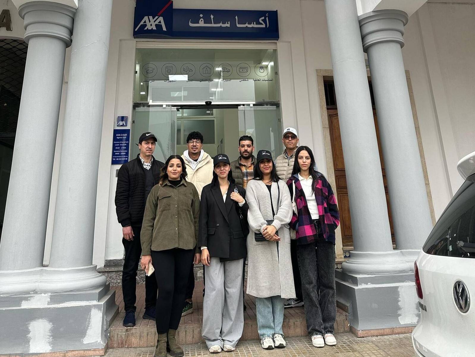 AXA Crédit : Campagne de street marketing pour l’ouverture d’agence